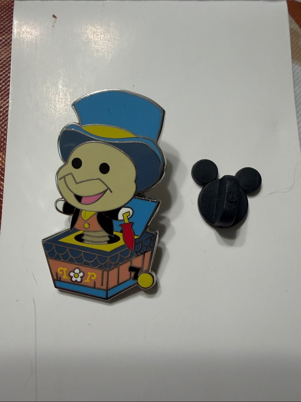Disney Jiminy cricket  Jack-in-the-Box pin Character